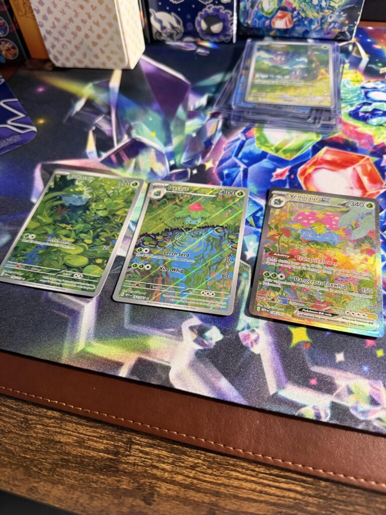 Chasing Bulbasaur and hit the god pack