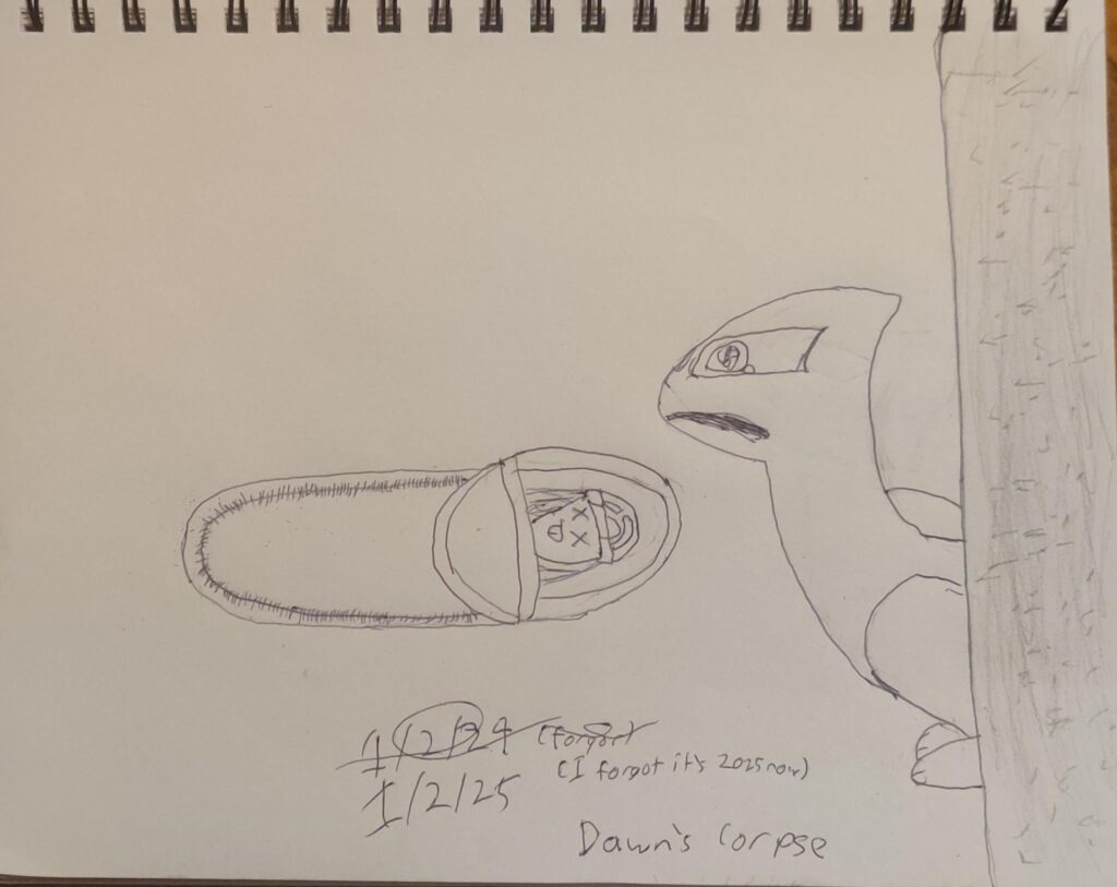 Drawing Day 2: RIP Dawn
