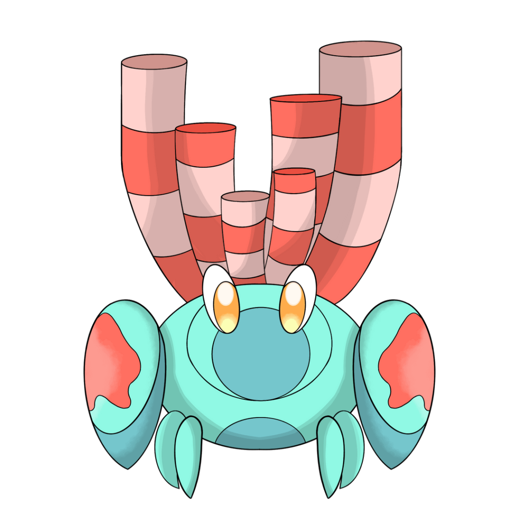 Color of the Year as a Pokemon Day 20 - Living Coral