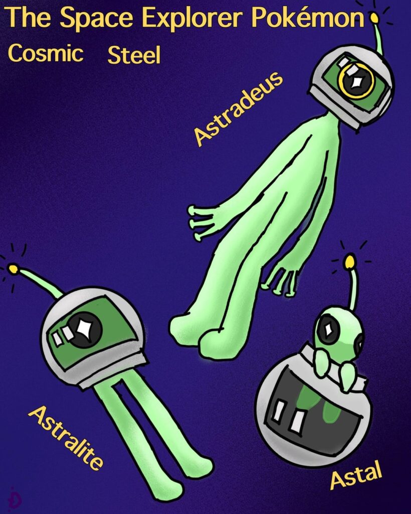 Pokémon in space! Meet the Astradeus line!