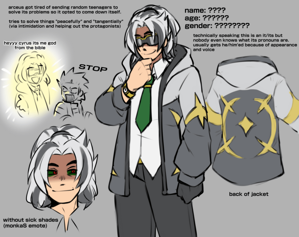 [OC] what if arceus actually did the dirty work on earth itself? a question i have been pondering for a while