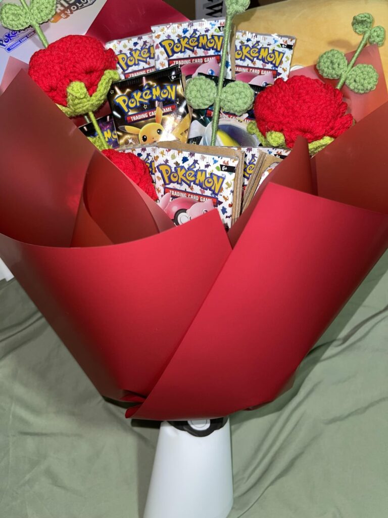 i made a pokemon bouquet for my boyfriend this valentines!