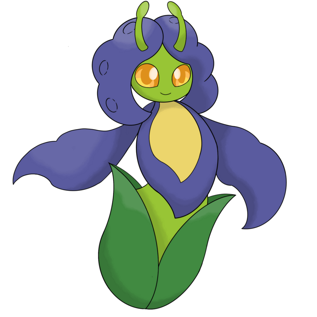 Color of the Year as a Pokemon: Days 9 (Blue Iris) and 10 (Mimosa)