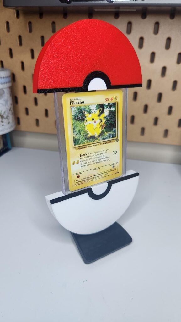 Fun Pokeball display for Wife's chunky Pikachu