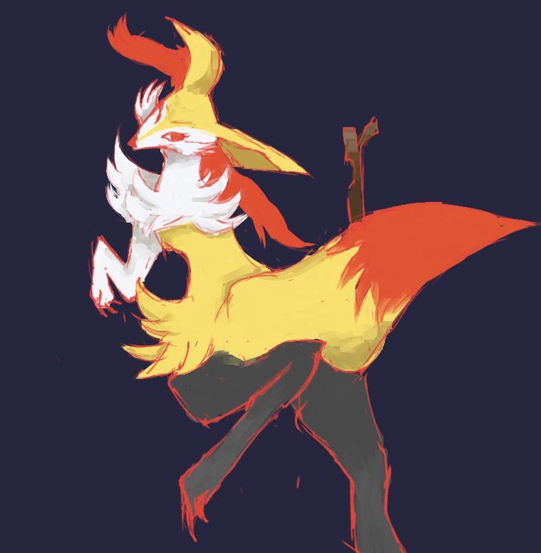 My girl Braixen deserves more art that isn’t weird [oc]