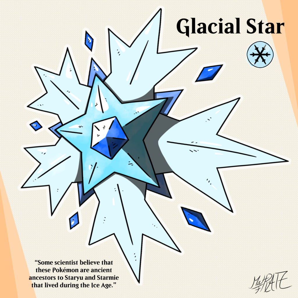 Glacial Star: A Prehistoric Staryu trapped in Ice?!