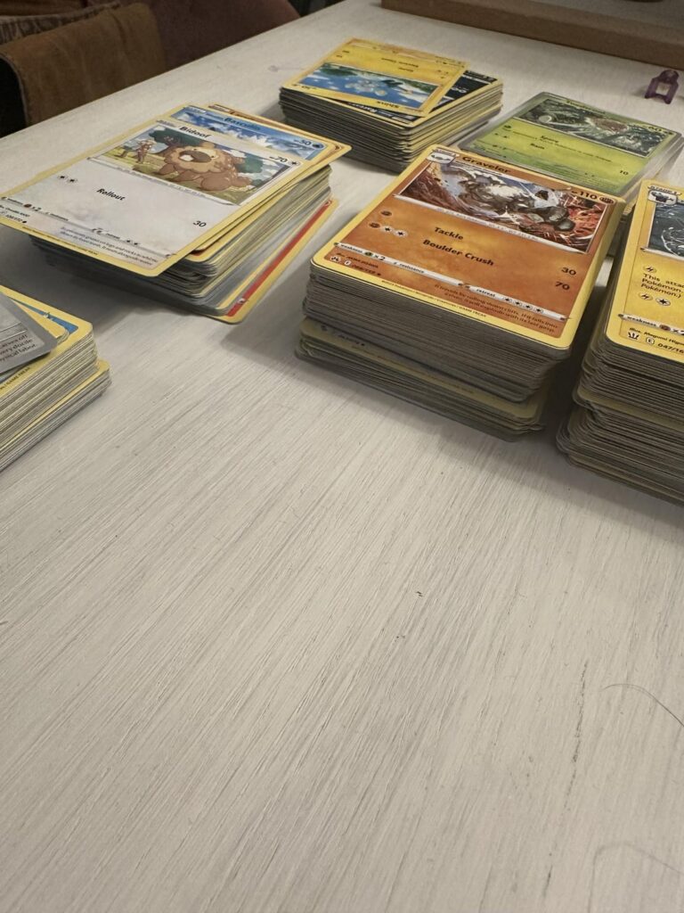 So I bought "some" used cards from a woman online. Cost me about 30 dollars. They’re for my 6 year old.