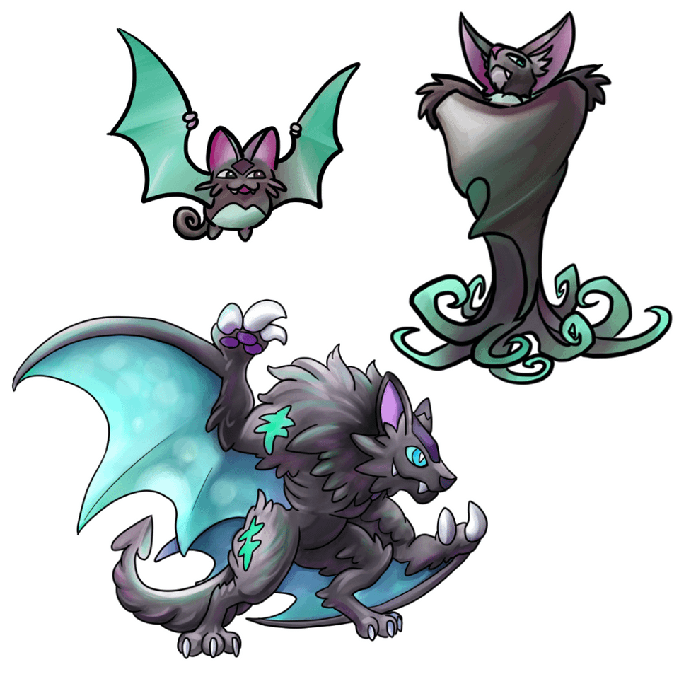 Spooky Bats split evo by 67chrome.