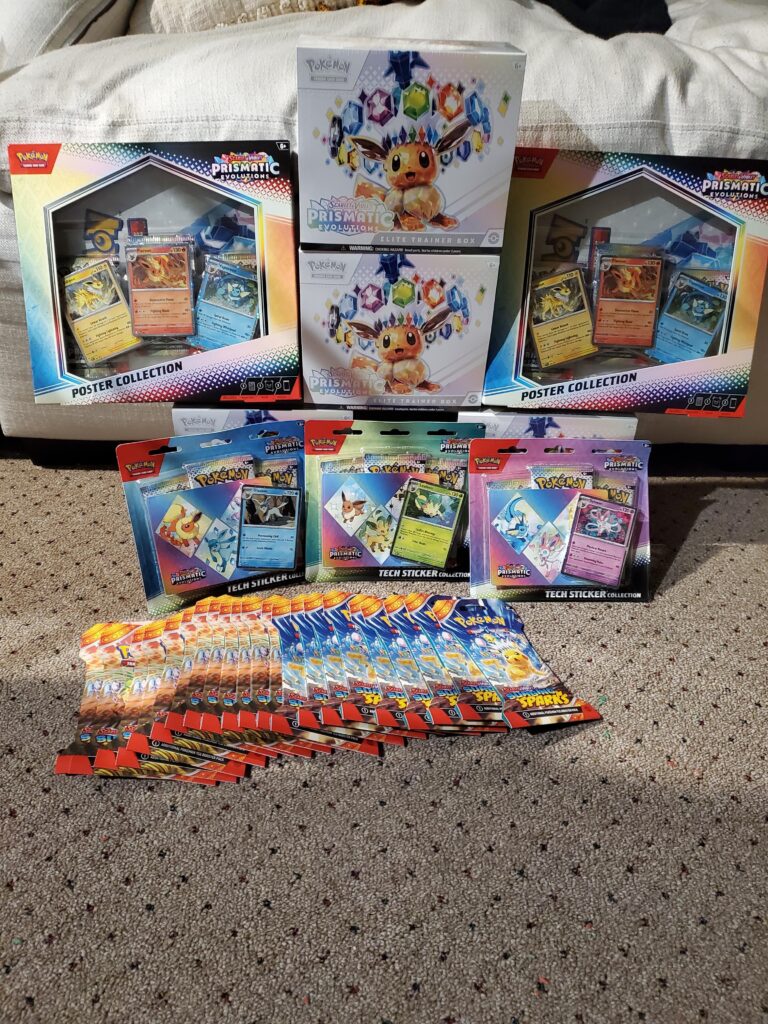 walmart stocked early, prismatic evolutions