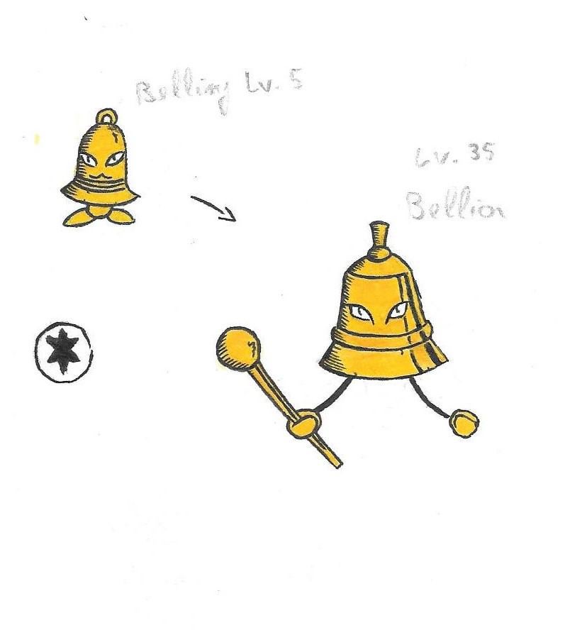 Fakemon Belling and Bellior