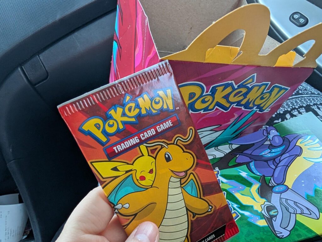 Went to McDonald's and got a happy meal for my daughter