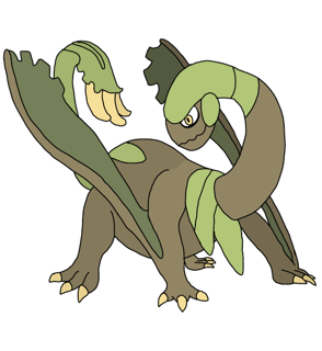 There's something about the Tamago Region that causes foreign Pokemon to become their most prehistoric selves... and this is exactly what's happened here! Meet Primal Tropius!