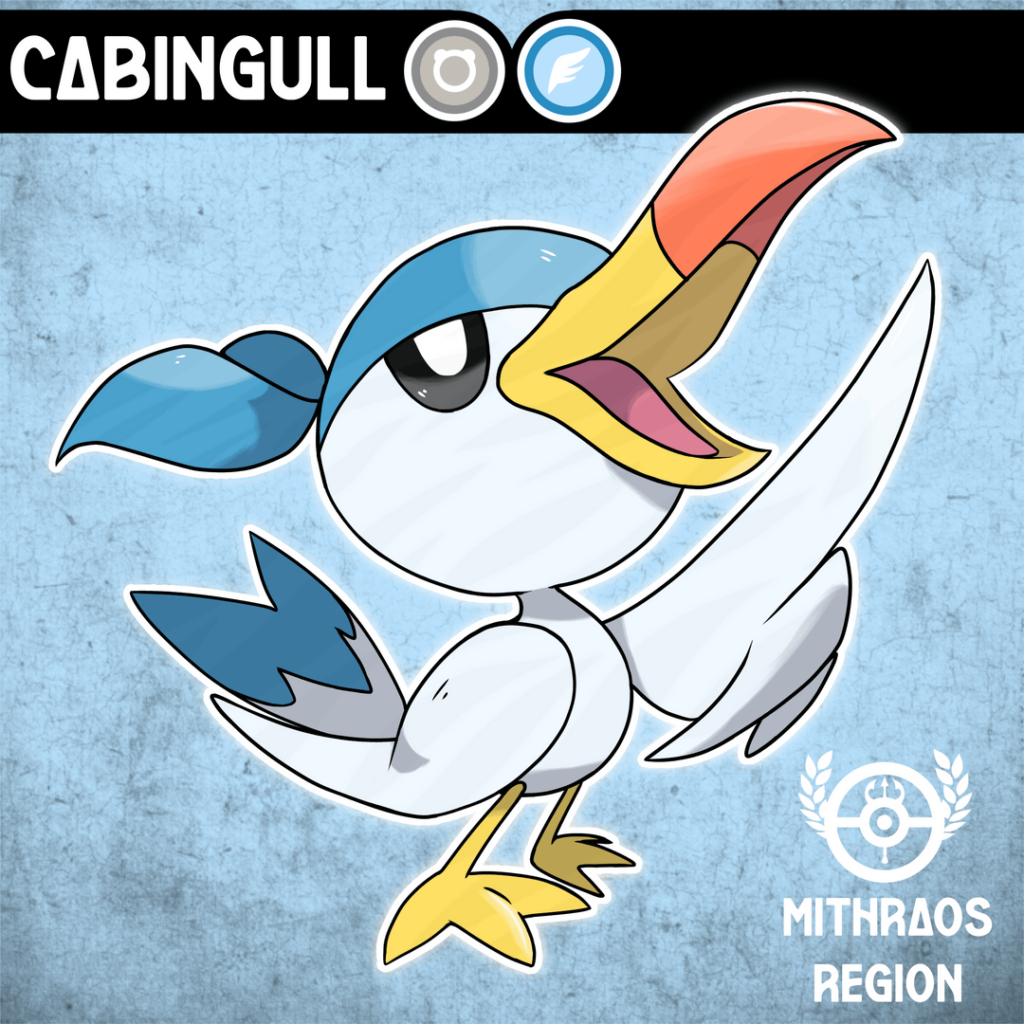 Cabingull - Seagull Pokémon