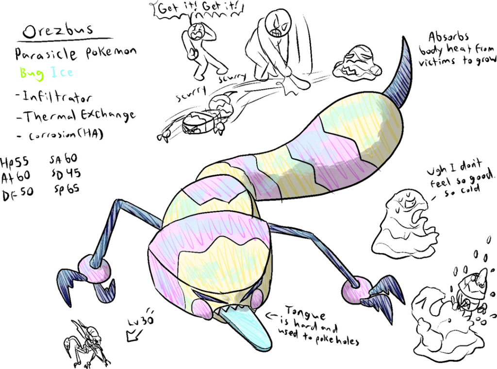 Parasitic Xenomorph Popsicle Wasps, Peanut that splits into a good and evil twin on Evolution, Toxic Birds, Babies for Drampa and Turtonator, and a Baby/Evolution for Carnivine.