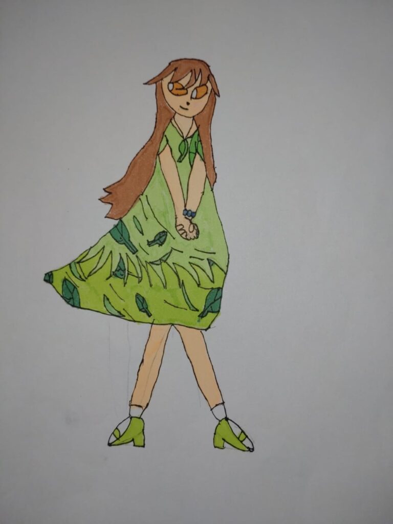 My 9yo niece is obsessed with Pokemon, specifically the Eeveelutions. Today she drew the Eeveelutions as humans and would like to share them with you!