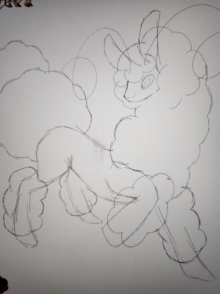 Thoughts on the direction of this sketch so far?