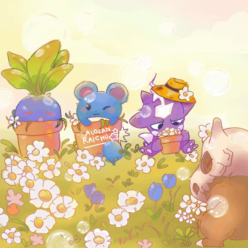 Cubone, Oddish, Marril and Toxel :∆