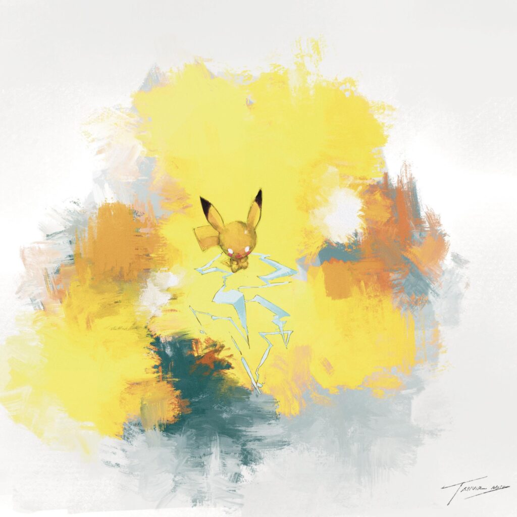 [OC] “Pikachu Painting” in other news I’m going to be a father!