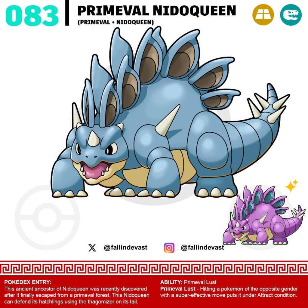 Primeval Nidoqueen Form Fakemon