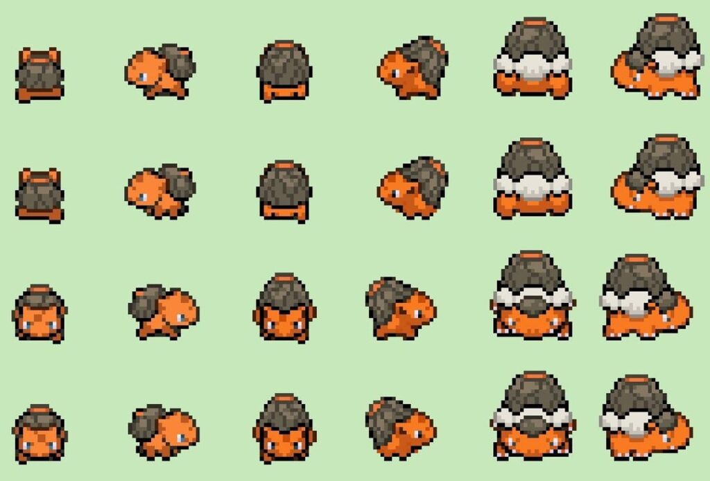 Type swapped Bulbasaur line (+ Mega)