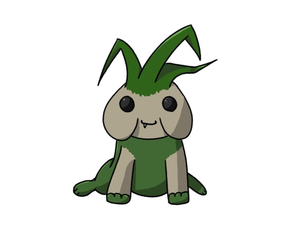 Second Fakemon Attempt - Garpy- The Garlic Pokémon