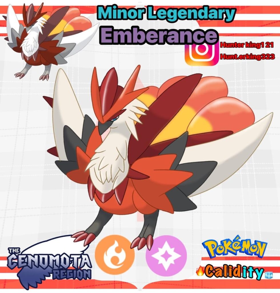 My region is about to end that orca I made was the last regular Mon. so here is one of the side  legendary Pokemon based on a turkey