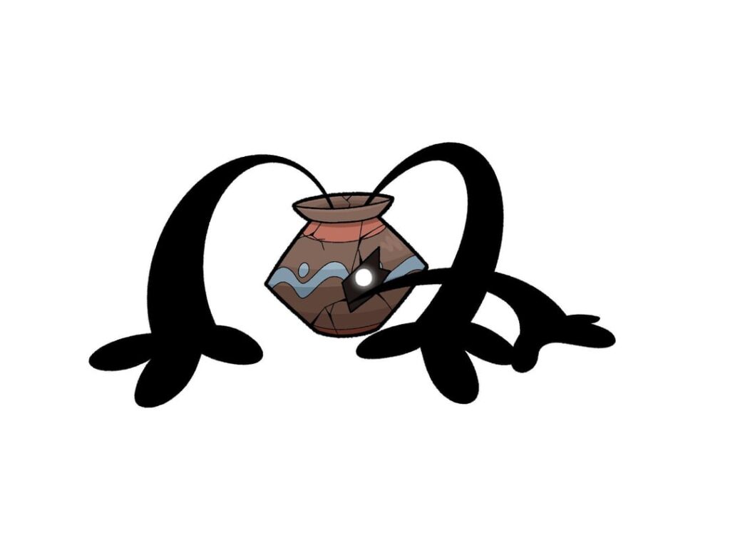 Skipping ahead a little in my Marblemon concept, here are Spottary, the the Chipped Pot Marblemon, and Sarcassund, the Eternal Tomb Marblemon