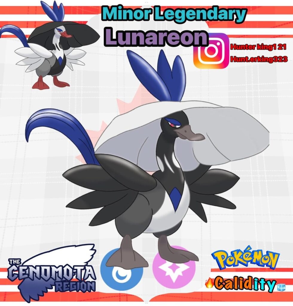 Here is the next legendary Pokemon. Based on a loon (Canada)