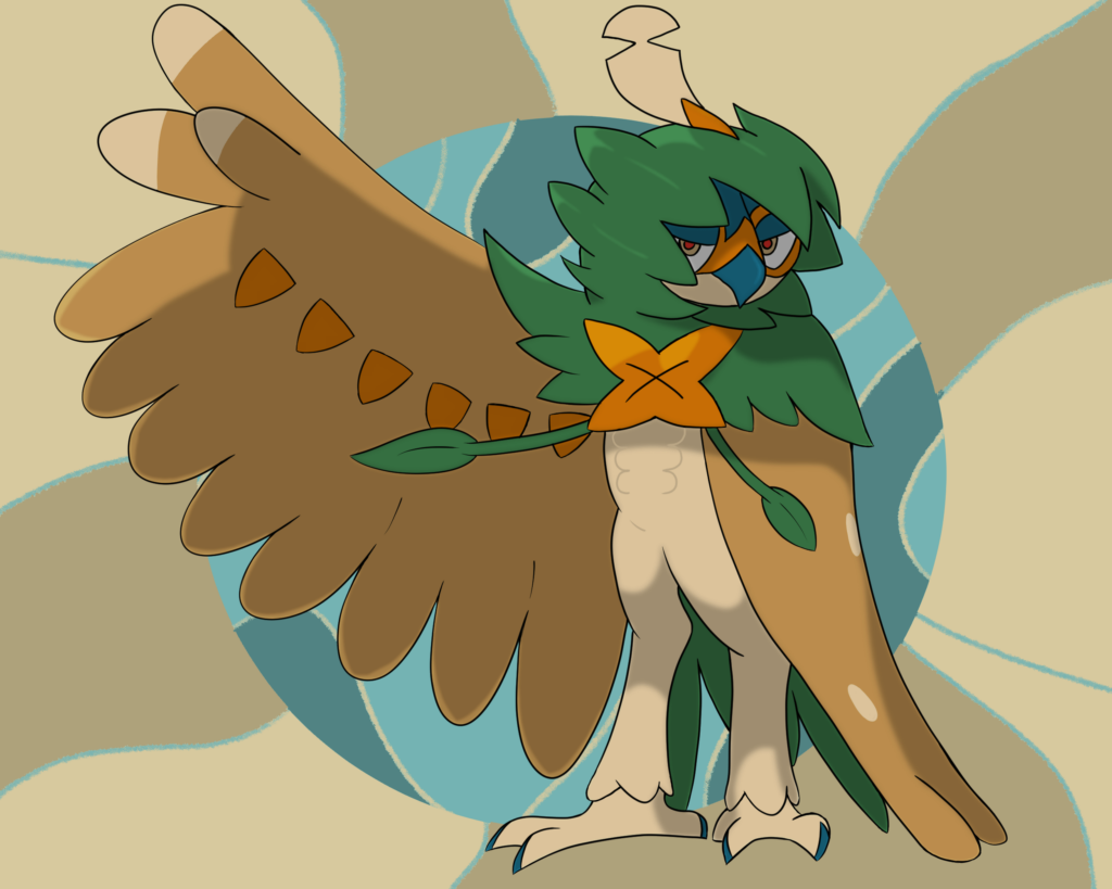Decidueye Fanart by me ^^