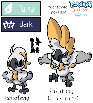 The "two-faced" pokemon that causes havoc if it wants to! (Karoma region)