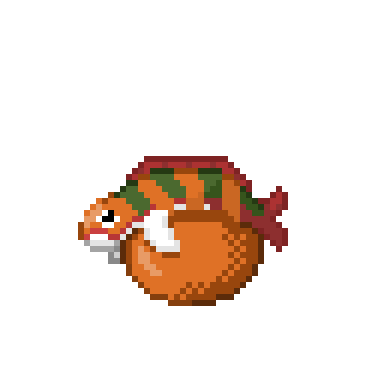 My first ever attempt at a gen 3 style sprite, any advice on how I can make it artistically more cohesive?