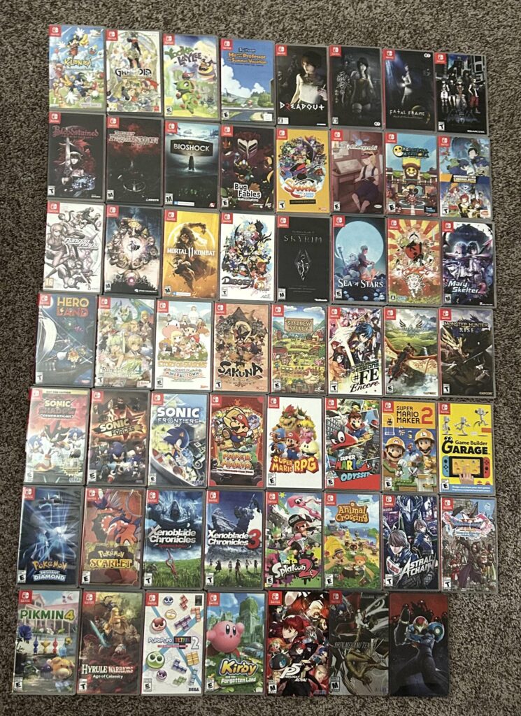 My switch collection so far, what am I missing?