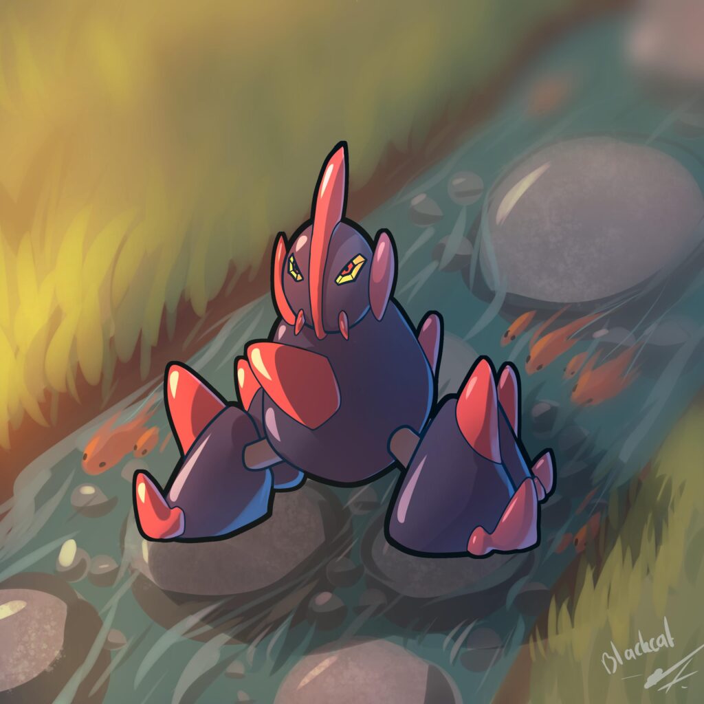 This is what I imagine would happen if pokémon made of rock get old. Erosion making them nice and polished like river stones