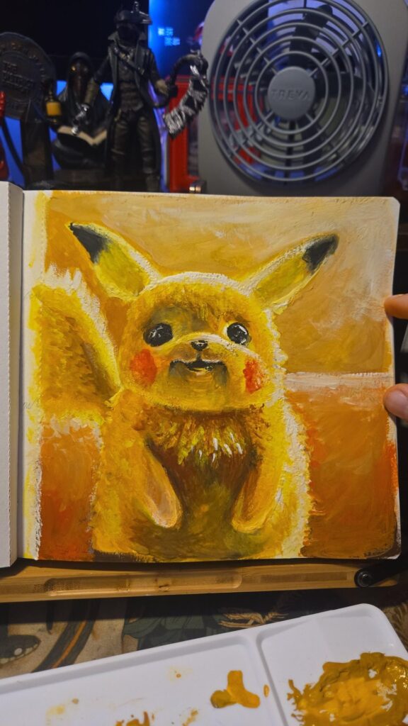 Just started using Gouache...