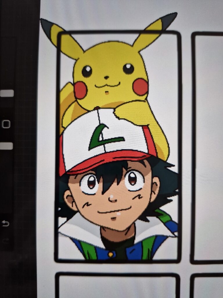 So, I'm trying out a different style, so I went to my default character to try it on, Ash. What do you think?? As I'm not sure, I know one eye is wonky though