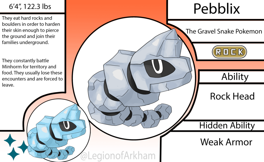 Meet Onix's Pre Evolution, Pebblix.