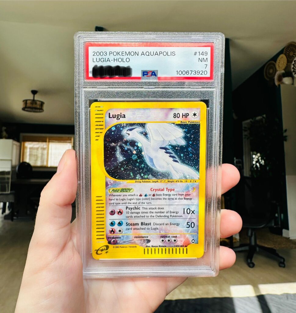 First PSA ever, courtesy of my childhood binder 🎉