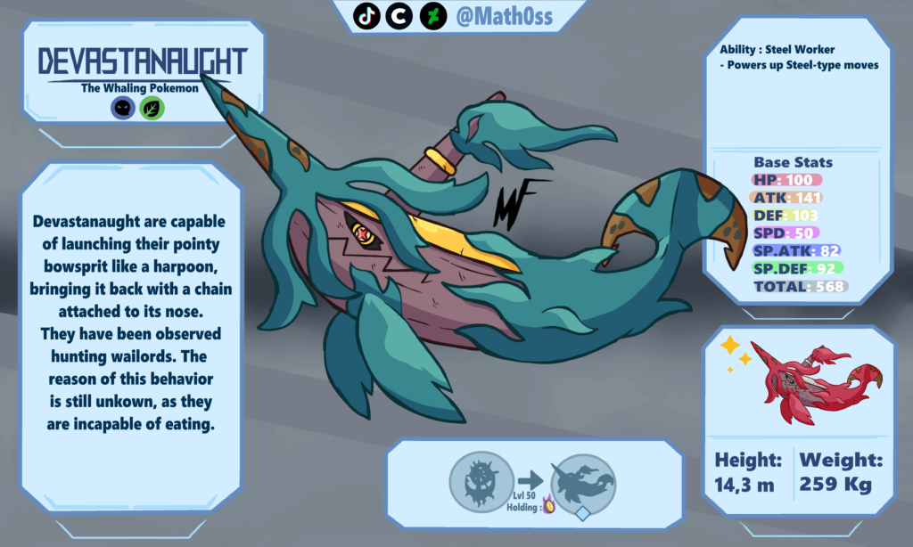 Remake of my Dhelmise evolution!