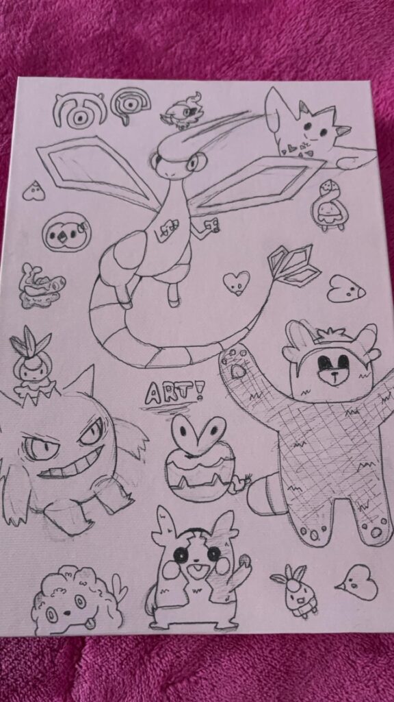 Drew on my Sketchbook. Can you guess my favorite?