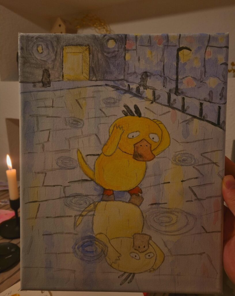[OC] My first try at painting since a looong time (🦆)