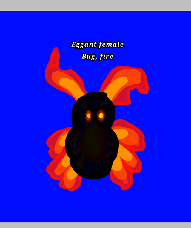 My first Evo for my fakemon fire ant line:3
