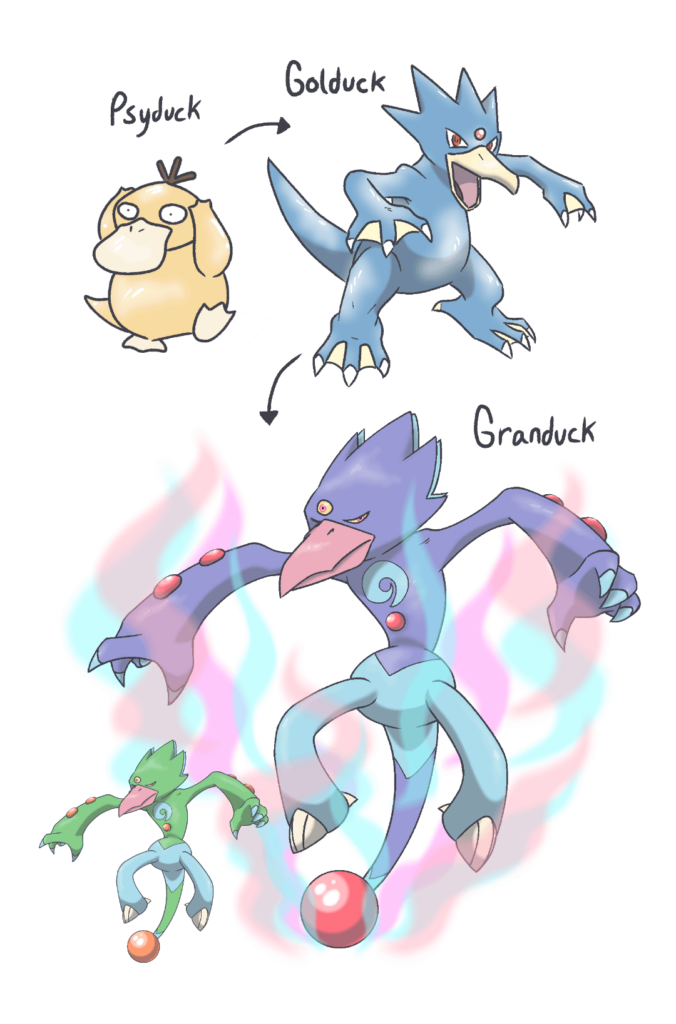 Golduck Fakemon Evolution