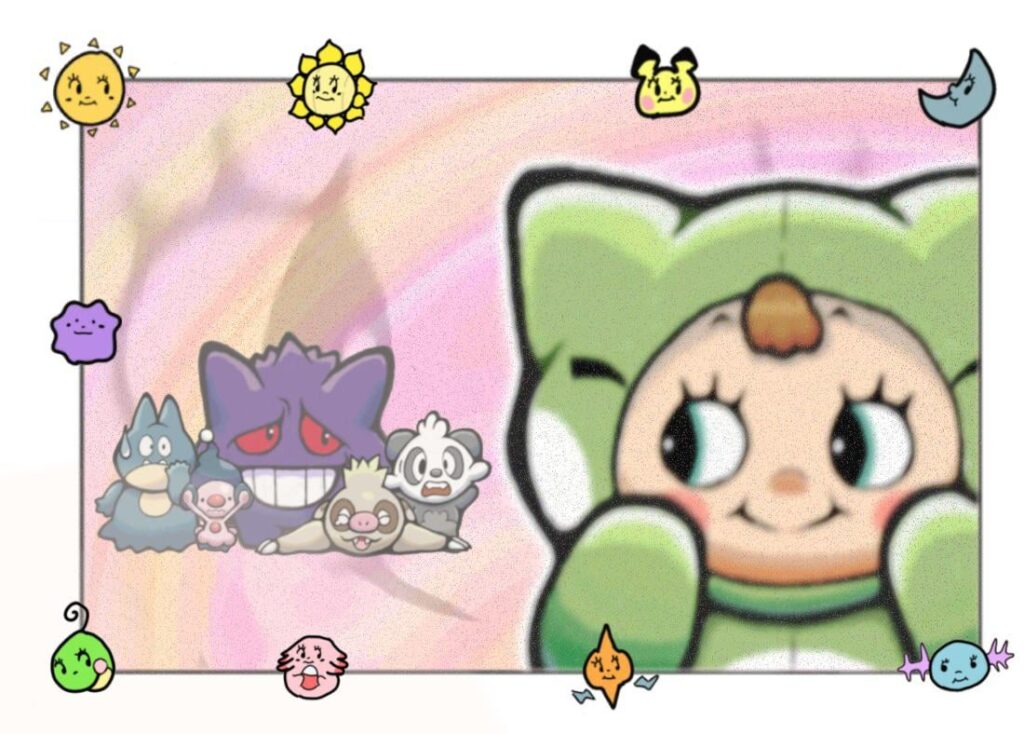 (OC) “Pokémon onesies look totally cute on living dolls, right?” 👼🏻💚