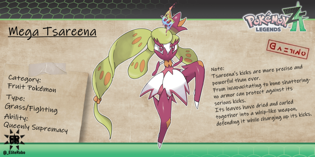 [OC] Mega Tsareena!