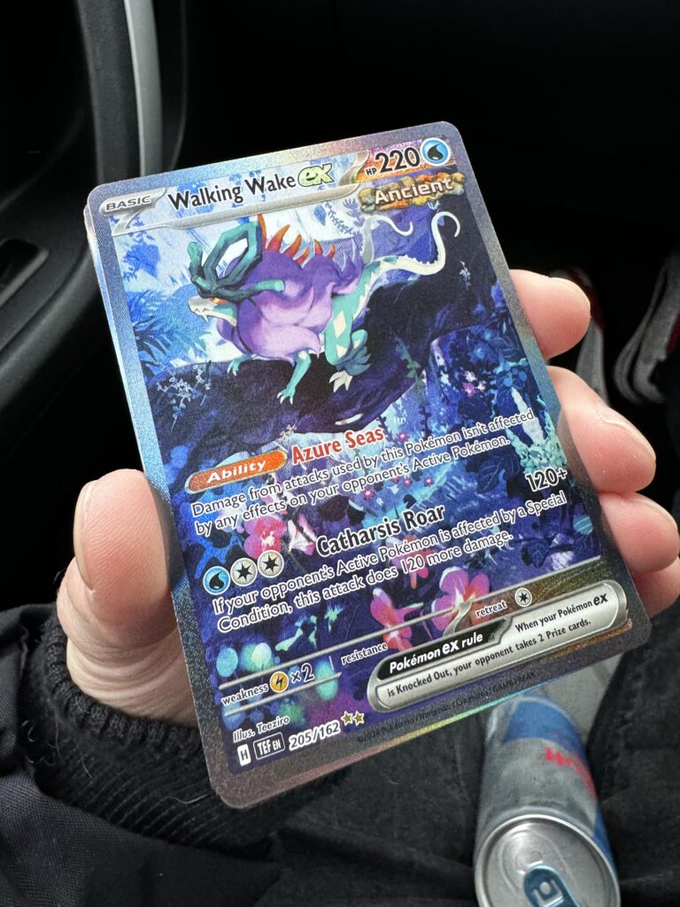 Finally! Finally I bought a single pack and pulled something great while saving no sleeves in the car!