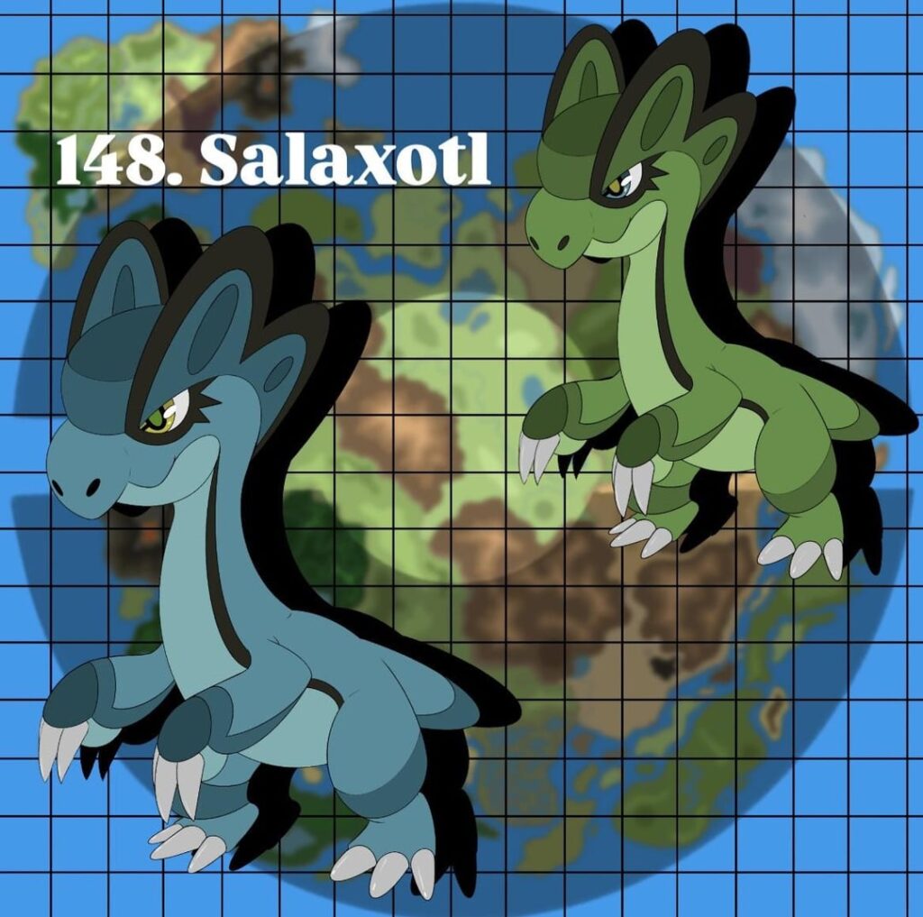 Water / Dragon type lines