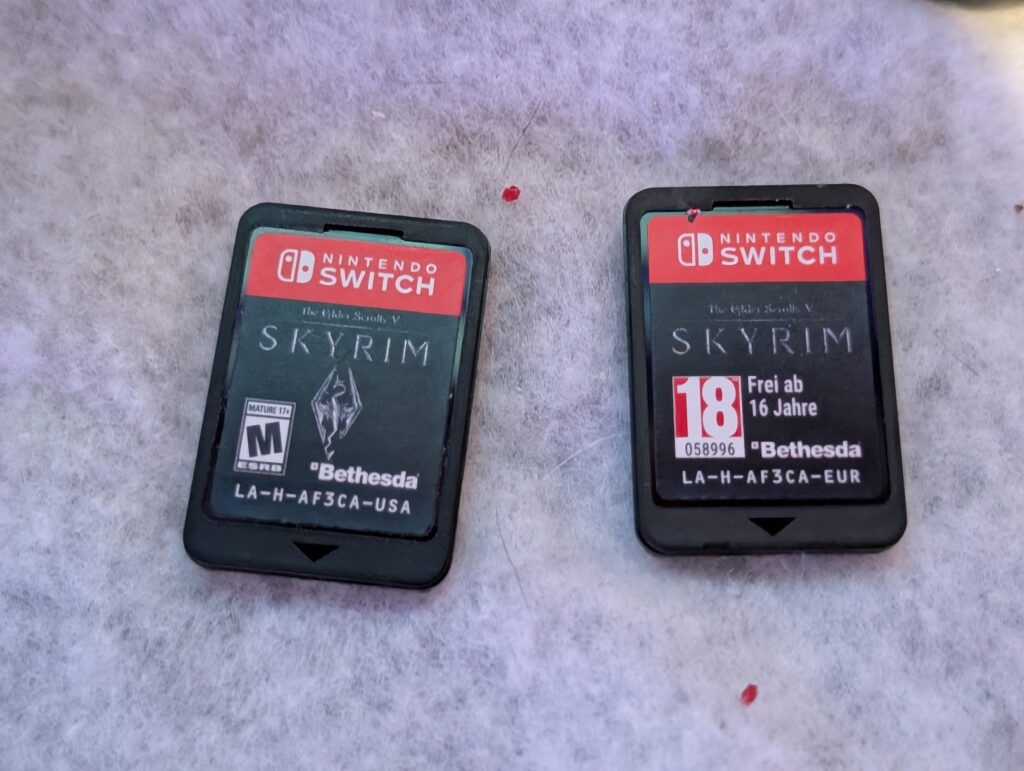 What's the difference in cartridges