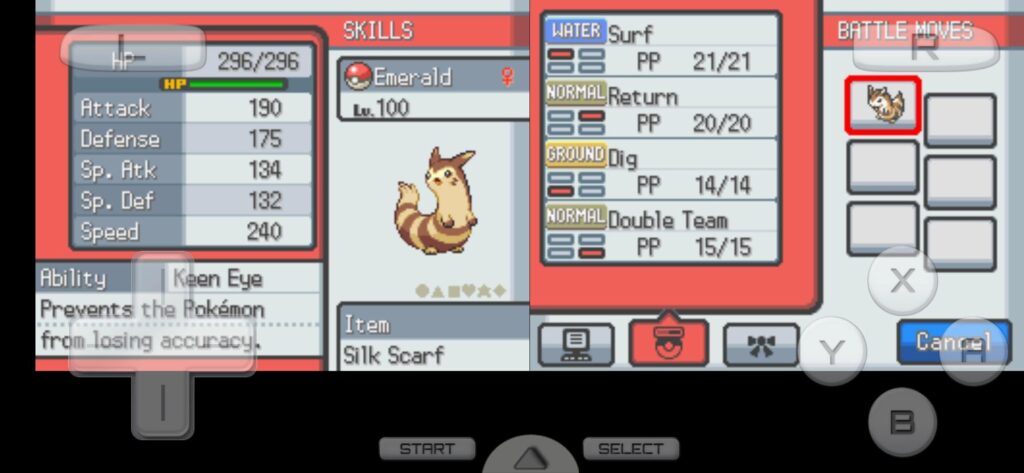 I beat soulsilver with a furret!