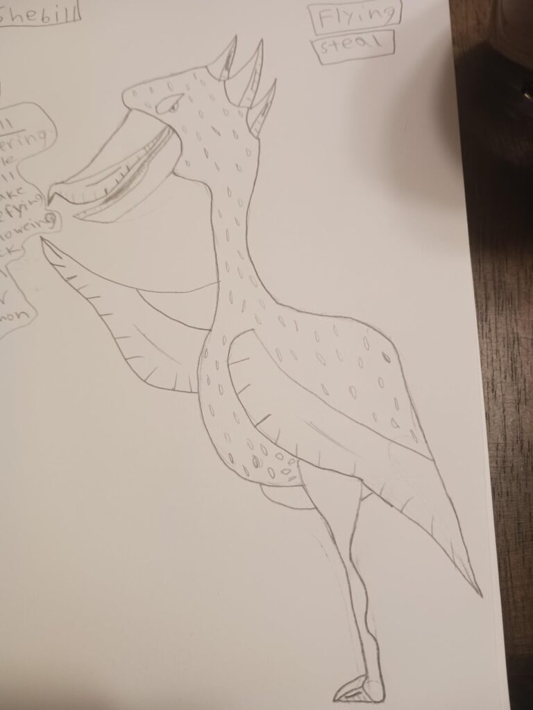 This is Vishebill, it's baised off the shoebill