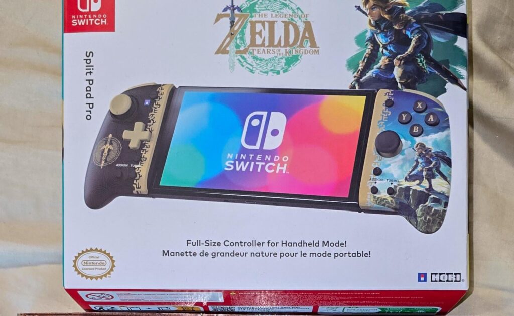 My friend got me the Zelda Tears of the Kingdom, Split Pad Pro controls